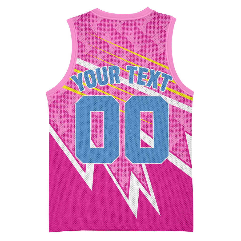 Personalized Barbados Cricket Tridents Basketball Jersey Graphic Geometric Dynamic Sports Mascot