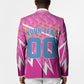 Personalized Barbados Cricket Tridents Blazer Graphic Geometric Dynamic Sports Mascot