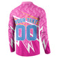 Personalized Barbados Cricket Tridents Button Sweatshirt Graphic Geometric Dynamic Sports Mascot