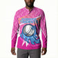 Personalized Barbados Cricket Tridents Button Sweatshirt Graphic Geometric Dynamic Sports Mascot