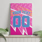 Personalized Barbados Cricket Tridents Canvas Wall Art Graphic Geometric Dynamic Sports Mascot