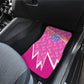 Personalized Barbados Cricket Tridents Car Mats Graphic Geometric Dynamic Sports Mascot