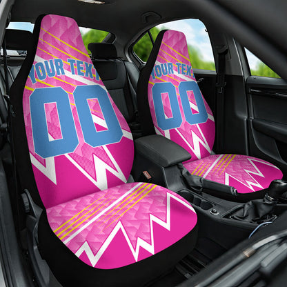 Personalized Barbados Cricket Tridents Car Seat Cover Graphic Geometric Dynamic Sports Mascot