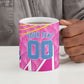 Personalized Barbados Cricket Tridents Ceramic Mug Graphic Geometric Dynamic Sports Mascot
