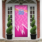 Personalized Barbados Cricket Tridents Door Cover Graphic Geometric Dynamic Sports Mascot