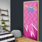 Personalized Barbados Cricket Tridents Door Cover Graphic Geometric Dynamic Sports Mascot
