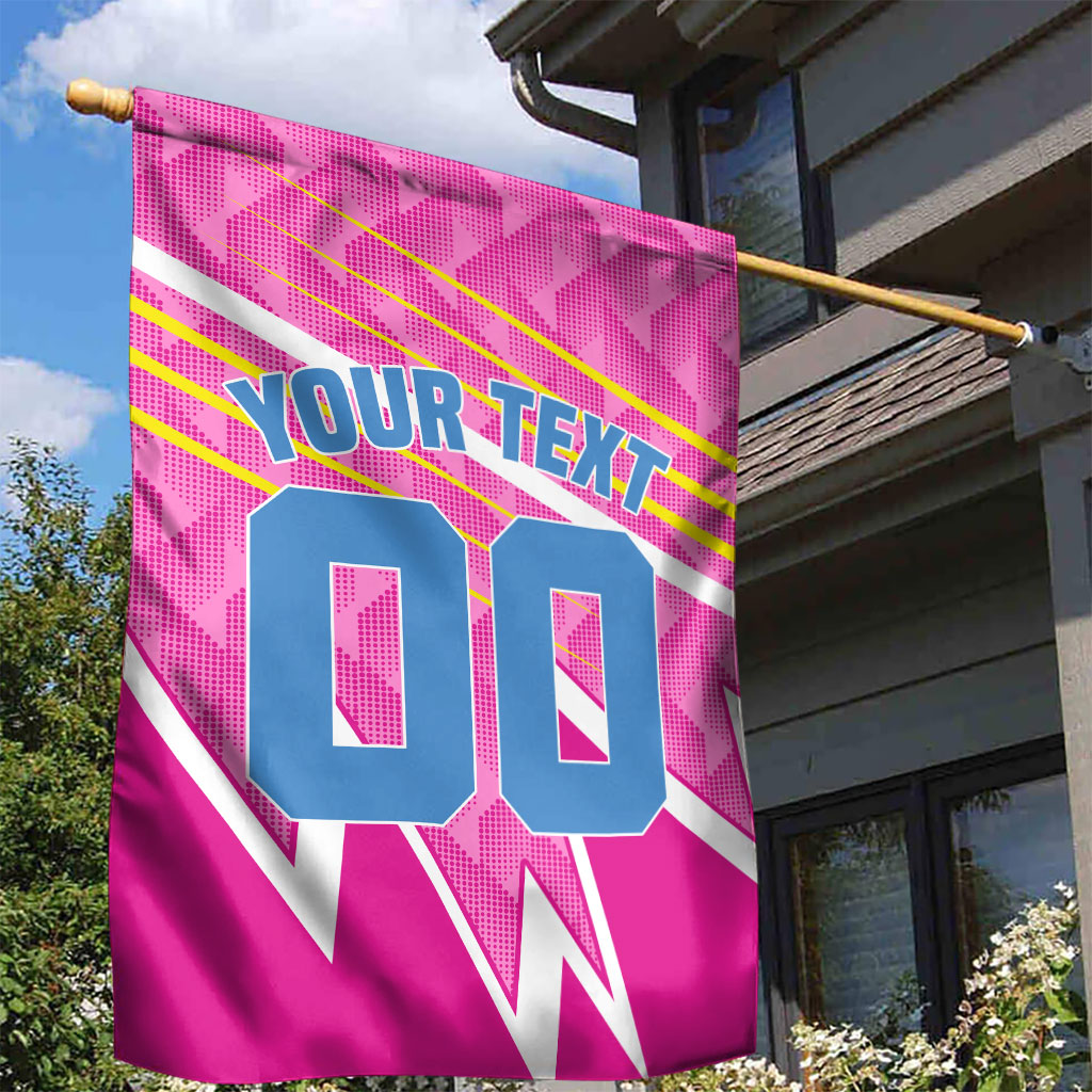 Personalized Barbados Cricket Tridents Garden Flag Graphic Geometric Dynamic Sports Mascot
