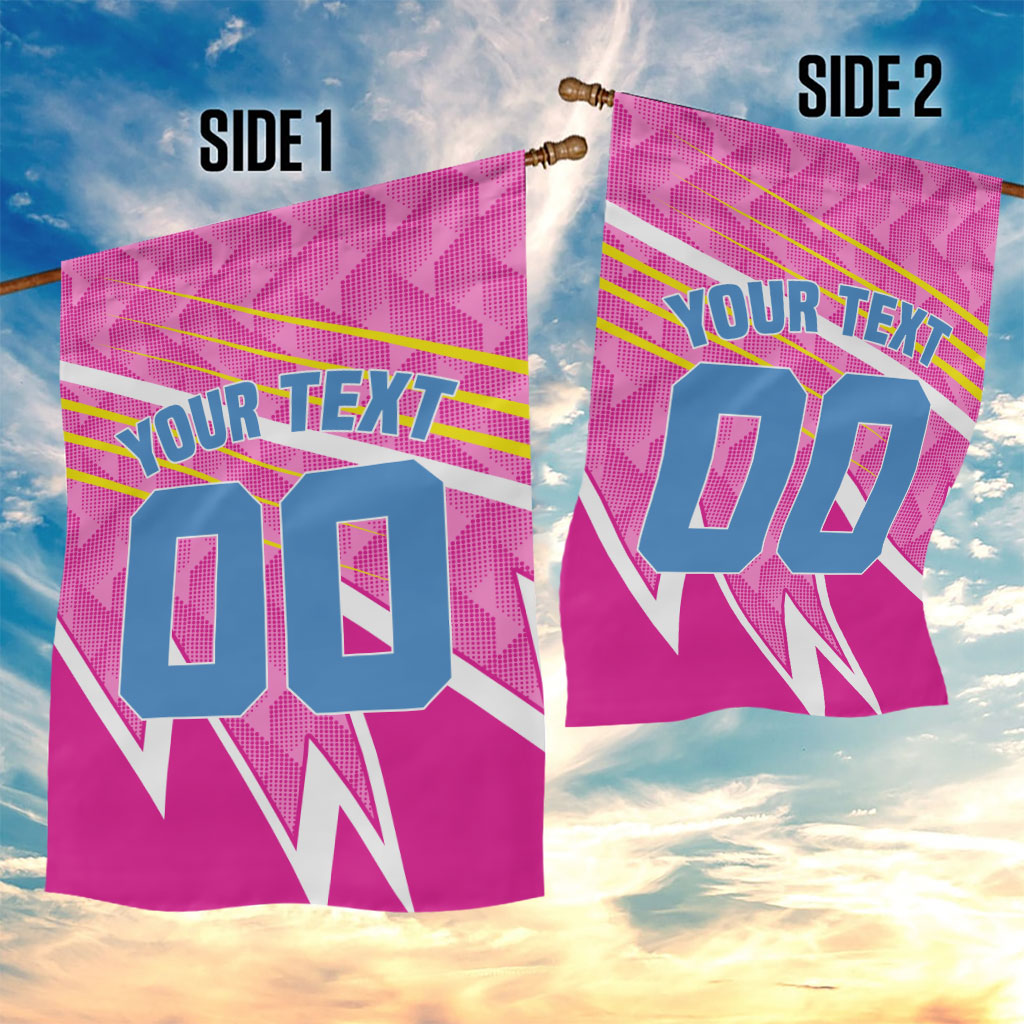 Personalized Barbados Cricket Tridents Garden Flag Graphic Geometric Dynamic Sports Mascot