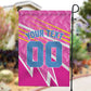 Personalized Barbados Cricket Tridents Garden Flag Graphic Geometric Dynamic Sports Mascot