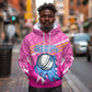 Personalized Barbados Cricket Tridents Hoodie Graphic Geometric Dynamic Sports Mascot