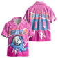 Personalized Barbados Cricket Tridents Kid Hawaiian Shirt Graphic Geometric Dynamic Sports Mascot