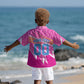 Personalized Barbados Cricket Tridents Kid Hawaiian Shirt Graphic Geometric Dynamic Sports Mascot