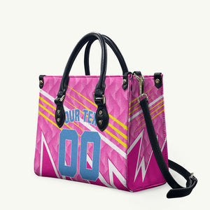 Personalized Barbados Cricket Tridents Leather Bag Graphic Geometric Dynamic Sports Mascot