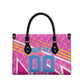 Personalized Barbados Cricket Tridents Leather Bag Graphic Geometric Dynamic Sports Mascot