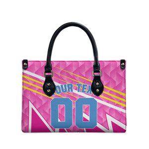 Personalized Barbados Cricket Tridents Leather Bag Graphic Geometric Dynamic Sports Mascot