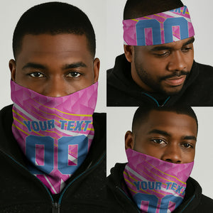 Personalized Barbados Cricket Tridents Neck Gaiter Graphic Geometric Dynamic Sports Mascot