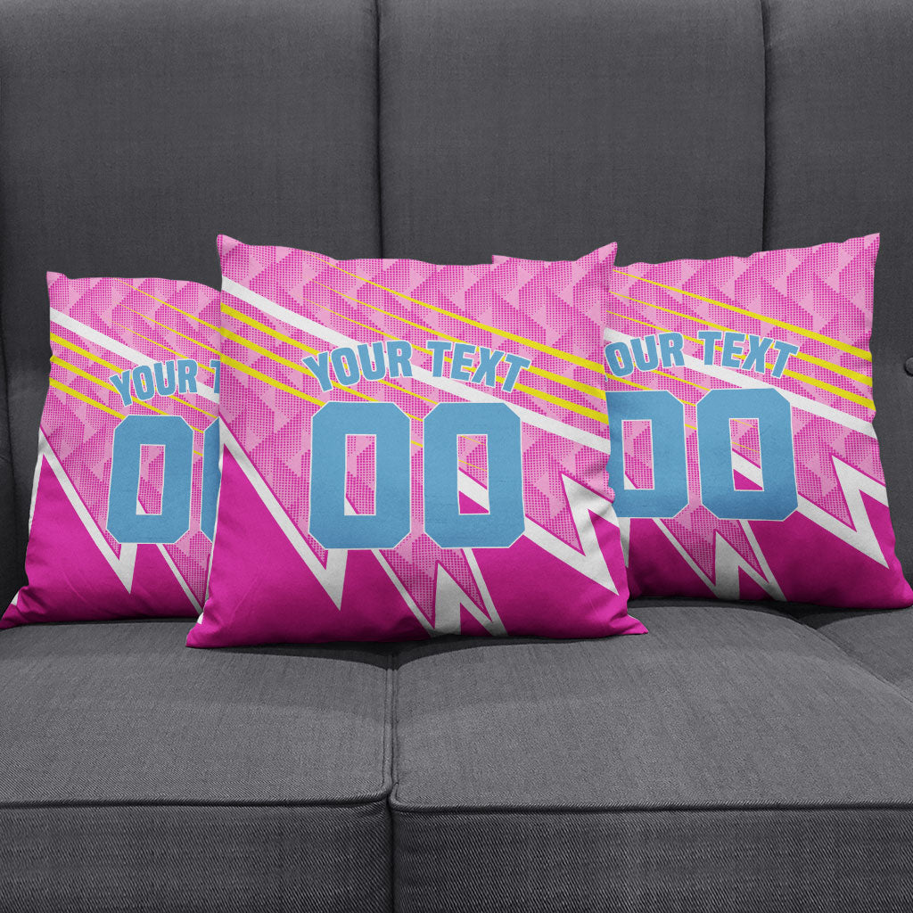 Personalized Barbados Cricket Tridents Pillow Cover Graphic Geometric Dynamic Sports Mascot