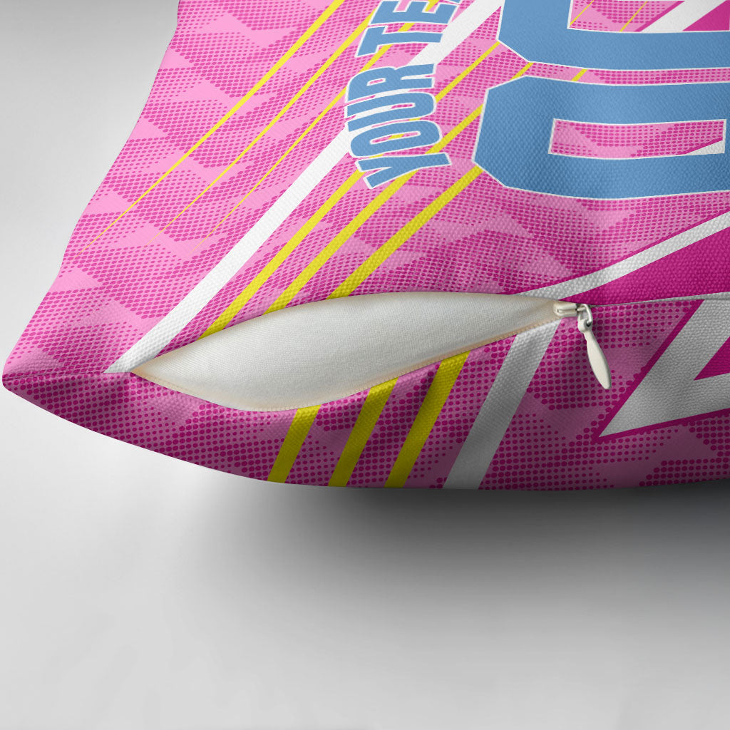 Personalized Barbados Cricket Tridents Pillow Cover Graphic Geometric Dynamic Sports Mascot