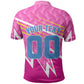 Personalized Barbados Cricket Tridents Polo Shirt Graphic Geometric Dynamic Sports Mascot