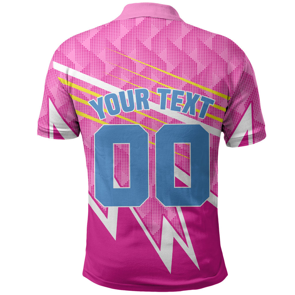 Personalized Barbados Cricket Tridents Polo Shirt Graphic Geometric Dynamic Sports Mascot
