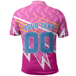 Personalized Barbados Cricket Tridents Polo Shirt Graphic Geometric Dynamic Sports Mascot