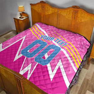 Personalized Barbados Cricket Tridents Quilt Graphic Geometric Dynamic Sports Mascot