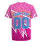 Personalized Barbados Cricket Tridents Rugby Jersey Graphic Geometric Dynamic Sports Mascot