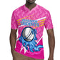 Personalized Barbados Cricket Tridents Rugby Jersey Graphic Geometric Dynamic Sports Mascot