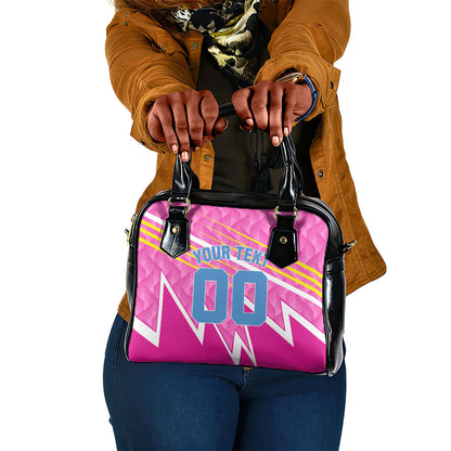 Personalized Barbados Cricket Tridents Shoulder Handbag Graphic Geometric Dynamic Sports Mascot
