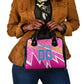 Personalized Barbados Cricket Tridents Shoulder Handbag Graphic Geometric Dynamic Sports Mascot