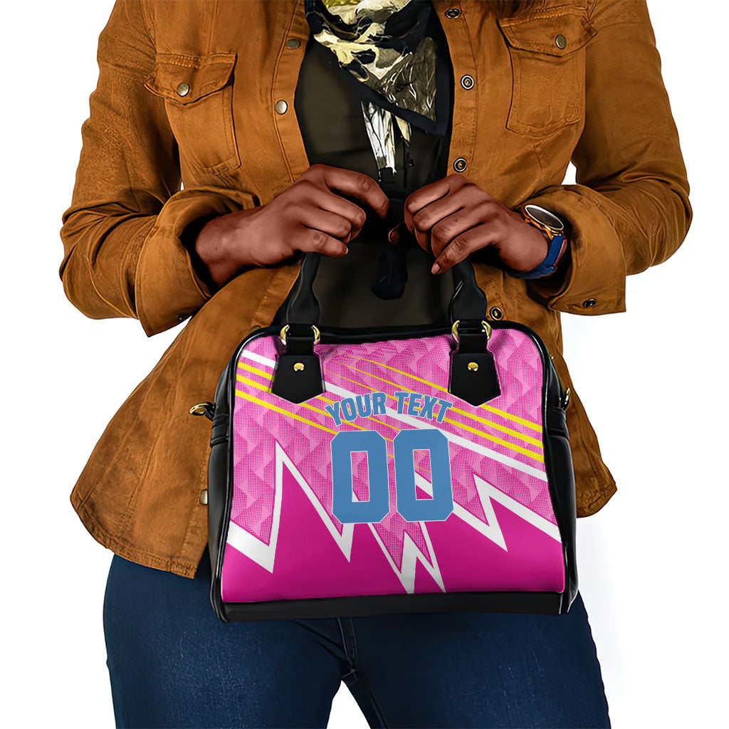 Personalized Barbados Cricket Tridents Shoulder Handbag Graphic Geometric Dynamic Sports Mascot
