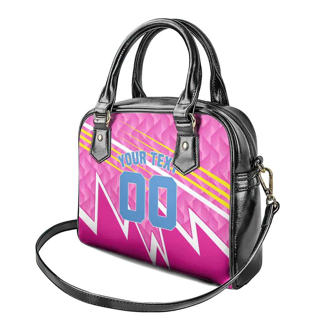 Personalized Barbados Cricket Tridents Shoulder Handbag Graphic Geometric Dynamic Sports Mascot