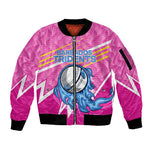 Personalized Barbados Cricket Tridents Sleeve Zip Bomber Jacket Graphic Geometric Dynamic Sports Mascot