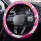 Barbados Cricket Tridents Steering Wheel Cover Graphic Geometric Dynamic Sports Mascot