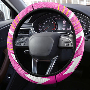 Barbados Cricket Tridents Steering Wheel Cover Graphic Geometric Dynamic Sports Mascot