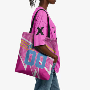 Personalized Barbados Cricket Tridents Tote Bag Graphic Geometric Dynamic Sports Mascot