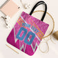 Personalized Barbados Cricket Tridents Tote Bag Graphic Geometric Dynamic Sports Mascot