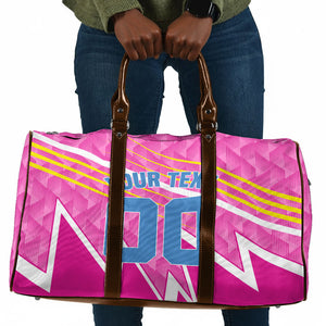 Personalized Barbados Cricket Tridents Travel Bag Graphic Geometric Dynamic Sports Mascot