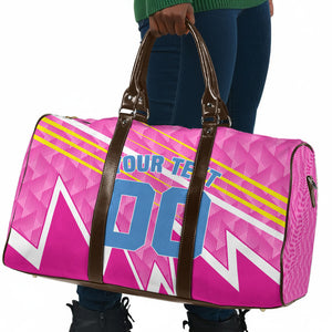Personalized Barbados Cricket Tridents Travel Bag Graphic Geometric Dynamic Sports Mascot