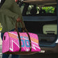 Personalized Barbados Cricket Tridents Travel Bag Graphic Geometric Dynamic Sports Mascot
