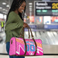 Personalized Barbados Cricket Tridents Travel Bag Graphic Geometric Dynamic Sports Mascot