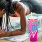 Personalized Barbados Cricket Tridents Tumbler With Handle Graphic Geometric Dynamic Sports Mascot