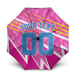 Personalized Barbados Cricket Tridents Umbrella Graphic Geometric Dynamic Sports Mascot