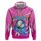 Personalized Barbados Cricket Tridents Zip Hoodie Graphic Geometric Dynamic Sports Mascot