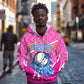 Personalized Barbados Cricket Tridents Zip Hoodie Graphic Geometric Dynamic Sports Mascot