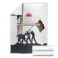 Malawi Independence Day Blanket Patriotic Flag Design Soldier Silhouette