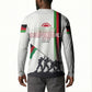 Malawi Independence Day Button Sweatshirt Patriotic Flag Design Soldier Silhouette