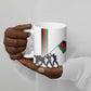Malawi Independence Day Ceramic Mug Patriotic Flag Design Soldier Silhouette