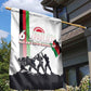Malawi Independence Day Garden Flag Patriotic Flag Design Soldier Silhouette