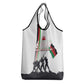 Malawi Independence Day Grocery Bag Patriotic Flag Design Soldier Silhouette